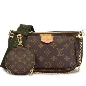 Louis Vuitton Monogram Multi Pochette Accessoires Shoulder Bag in Brown